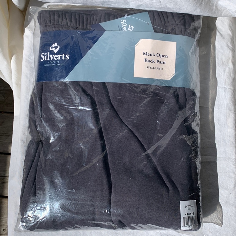 Silverts Men’s Open Back Track Pant 4XL - NWT